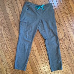 FIGS Yola skinny scrub pants, medium, graphite